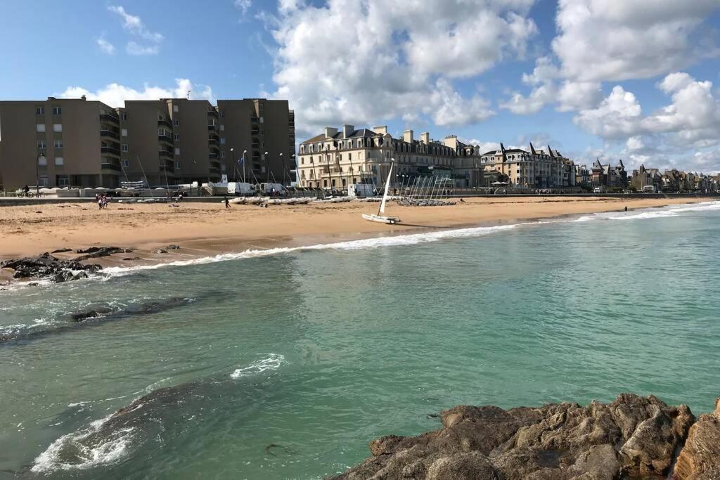 Ideal - Plage, Jardin & Jacuzzi, Proche Plage Et Thalasso - 1 A 6 Personnes Saint-Malo Exteriör bild