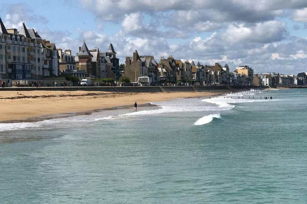 Ideal - Plage, Jardin & Jacuzzi, Proche Plage Et Thalasso - 1 A 6 Personnes Saint-Malo Exteriör bild
